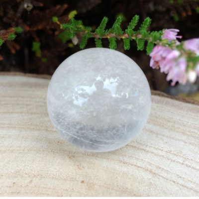 Spiral Crystals Quartz Sphere Small